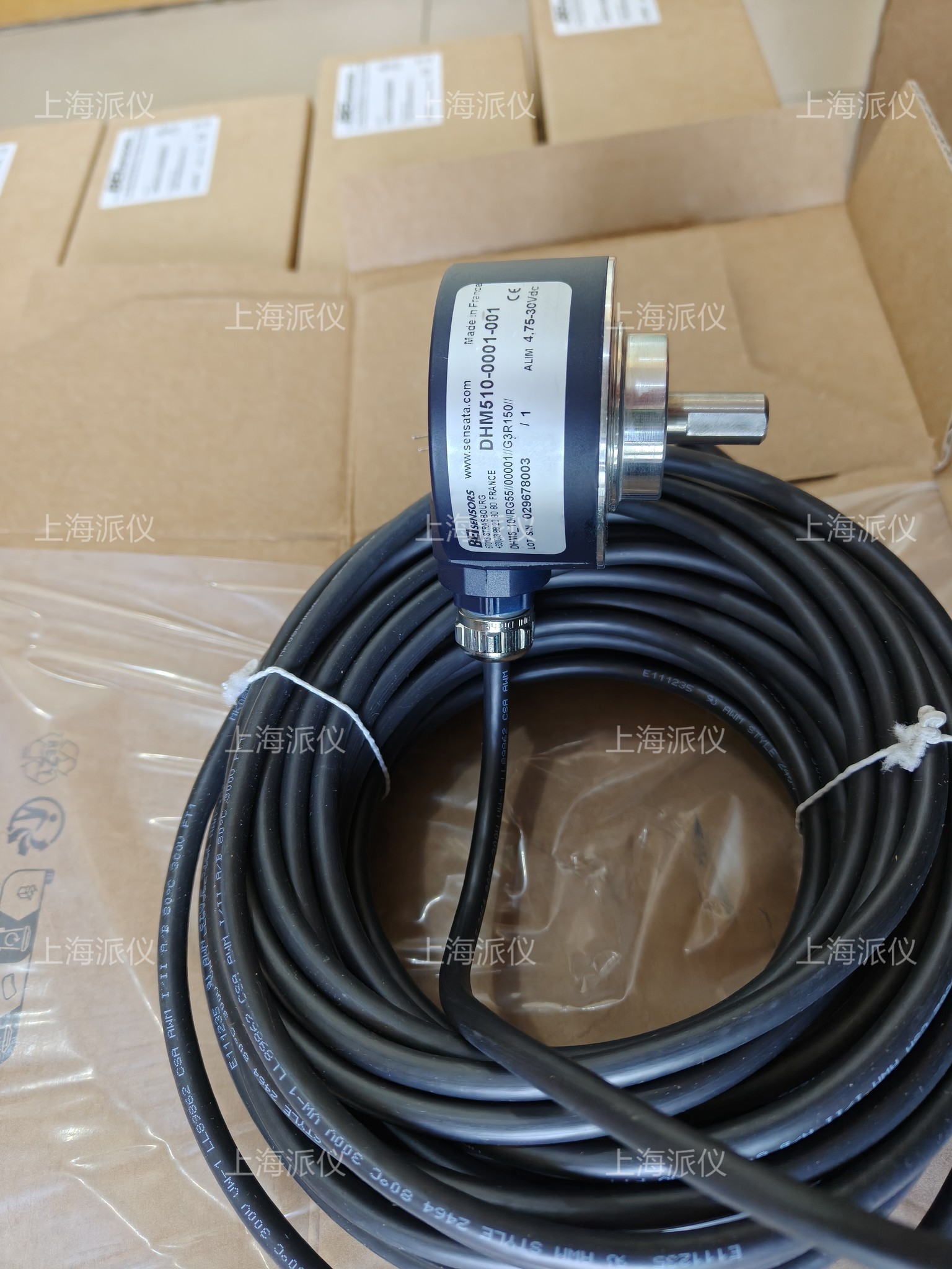 DHM510-0001-001法国BEI编码器带线缆